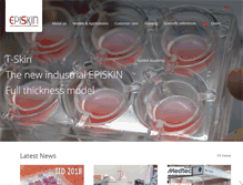 Tablet Screenshot of episkin.com